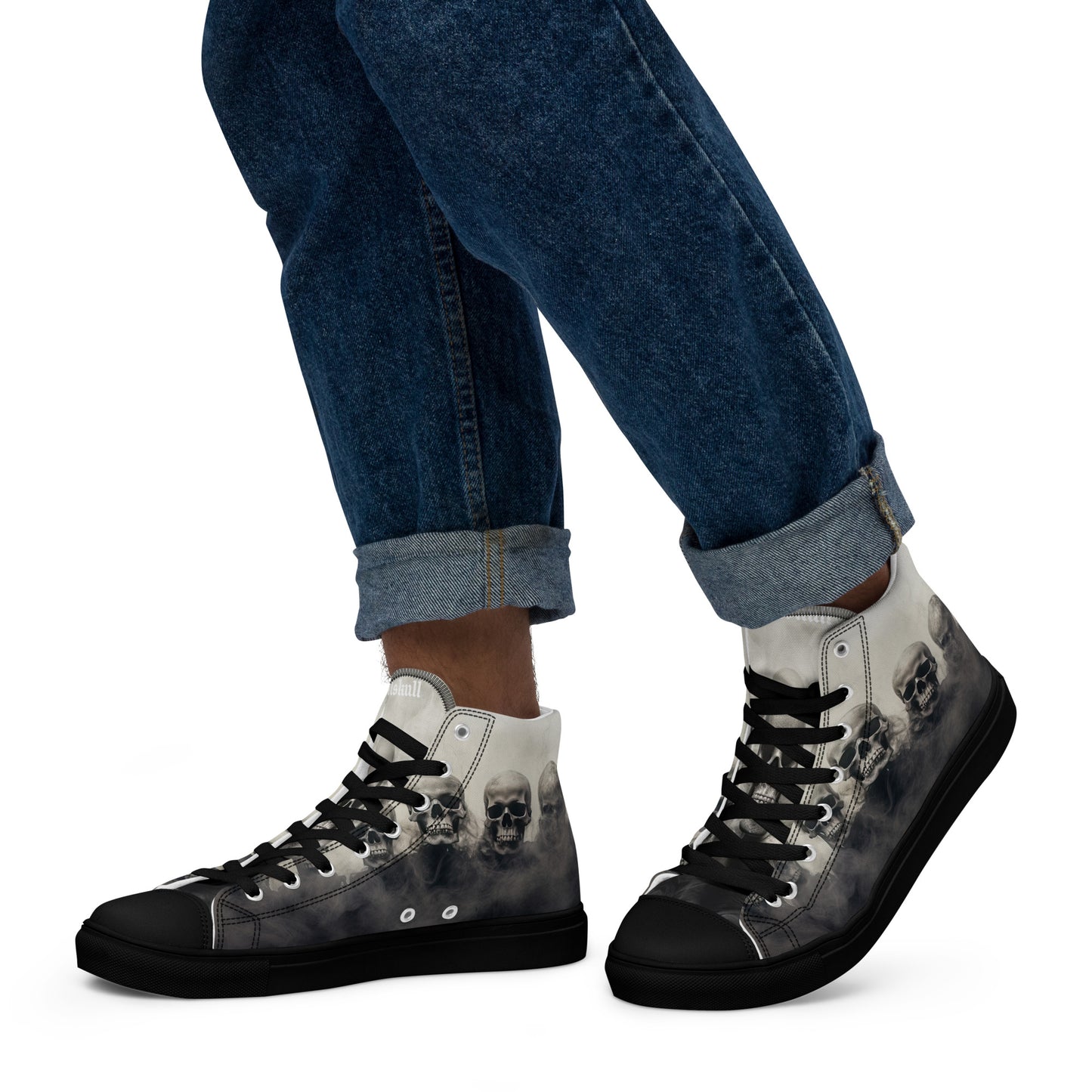 Men’s high top canvas shoes