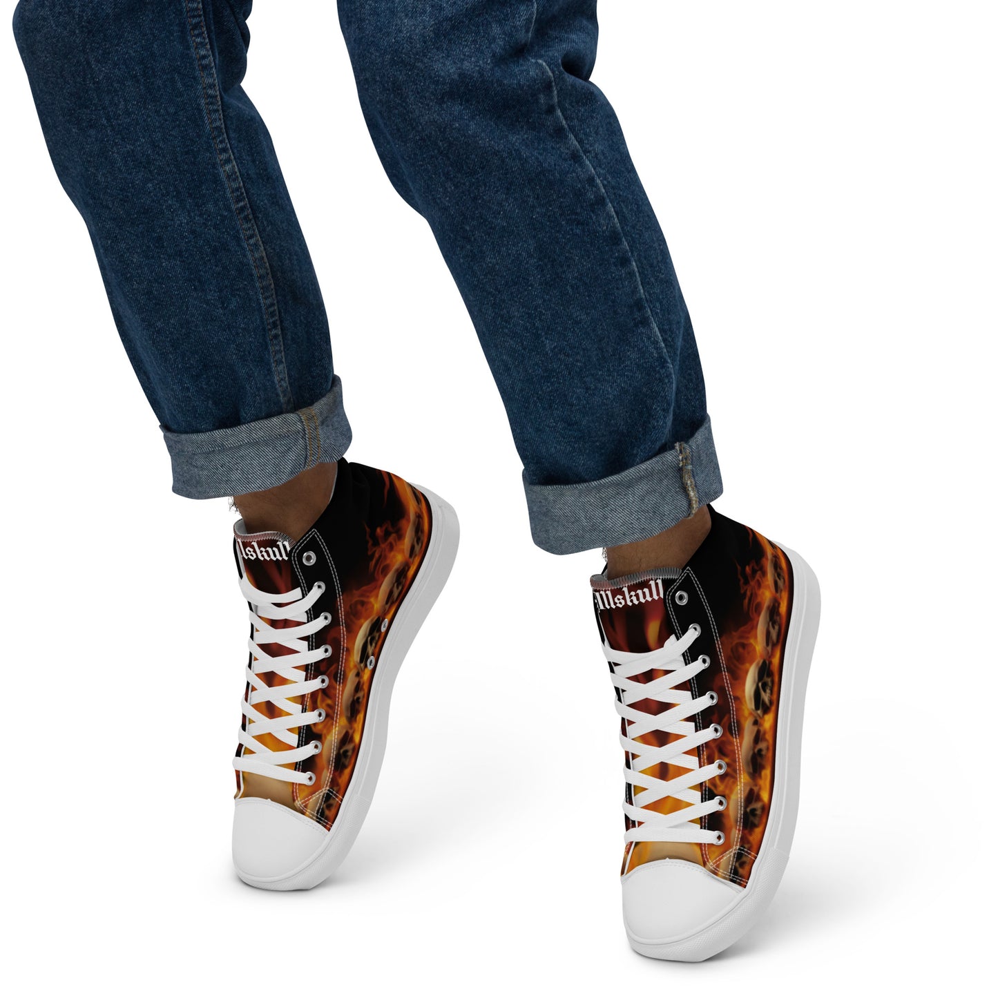 Men’s high top canvas shoes